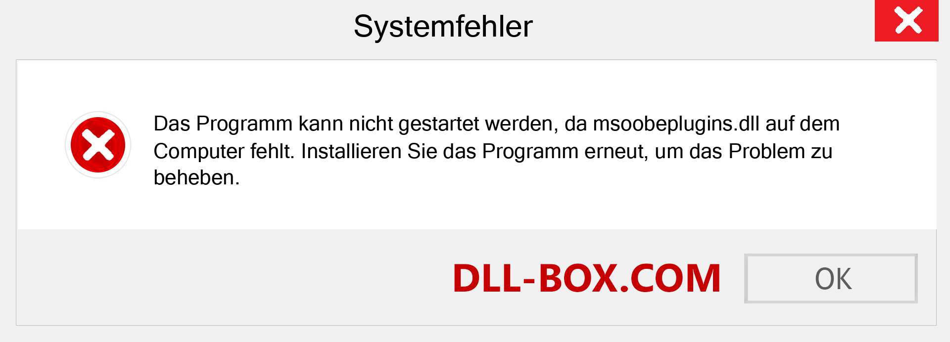 msoobeplugins.dll-Datei fehlt?. Download für Windows 7, 8, 10 - Fix msoobeplugins dll Missing Error unter Windows, Fotos, Bildern